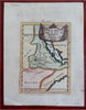 East Africa Abyssinia Red Sea Ethiopia Somalia Nile River 1719 Mallet map