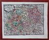 Electorate of Saxony Holy Roman Empire Dresden Weimar 1726 Lobeck Lotter map