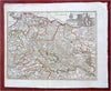 Netherlands Utrecht Amersfoort c. 1720 decorative engraved map