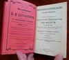 Russian Empire Volga River 1909 rare tourist Russia travel guide w/12 fldg. maps