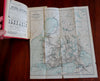 Finland c.1905 rare Tourist Travel Guide pre WWI Russian Empire book color maps