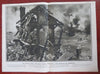 Zeppelins WWI London Bombing War Reporting 1915 rare NYT Midweek Magazine