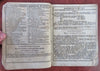 German American Almanac 1827 zodiac woodcuts illustrated yearly calendar weather