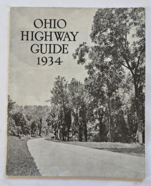 Ohio Highway Guide Road Trip Maps 1934 pictorial travel guide tourist book