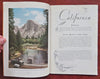 California & Yellowstone RR c. 1925 Lot x 2 railroad promotional travel books