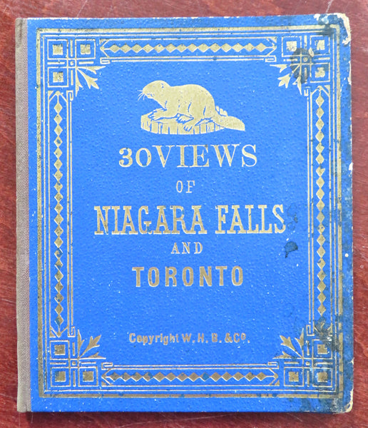 Niagara Falls & Toronto American c. 1880's Souvenir Albums Illustrated Book