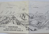 Banff National Park & Jasper Canadian Rockies 1950's Tourist map & view Lot x 2