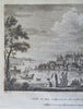 Seraglio at Constantinople Ottoman Palace Skyline 1783 engraved city view print