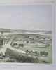 Vancouver Fort Washington Territory 1860 Sarony early litho city view print