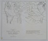 Western U.S. Rockies California Texas Utah c. 1850's lot x 3 historical maps