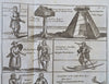 Laplanders Scandinavia Arctic 1711 engraved Ethnic Views Reindeer print