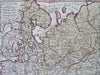 Russia in Europe Northern Part Finland Perm Archangelsk 1761 Buache Delisle map