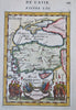 Ottoman Anatolia Turkey Black Sea Asia Minor Soldiers Flags 1683 Mallet map