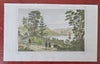 Sydney Australia New South Wales City View Harbor Park 1837 Didot engraved print