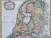 United Provinces Netherlands Holland Zealand Utrecht Friesland 1700 Moll map