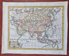 Asia Japan Qing China Mughal India Indonesia Arabia Ottomans 1772 Jefferys map