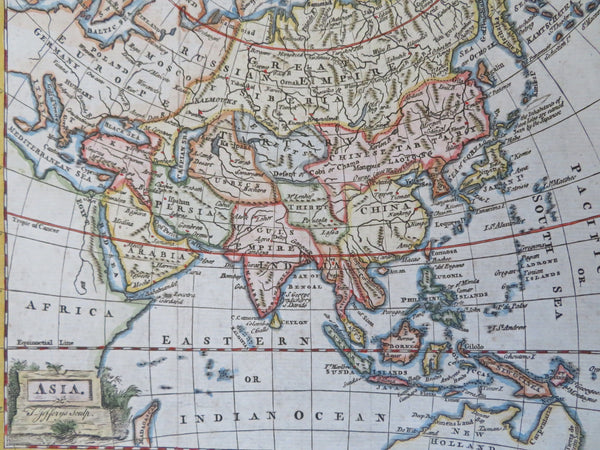 Asia Japan Qing China Mughal India Indonesia Arabia Ottomans 1772 Jefferys map