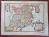 Qing Empire China Taiwan Korea Beijing Hong Kong 1748 Bellin decorative map
