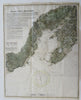 Gloucester Harbor coastal Massachusetts c. 1910-15 nautical navigation hc map