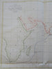 Perry Expedition U.S. Japan Expedition Cape of Good Hope 1855 engraved map