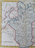 Russia Muscovy in Europe Poland Moscow c.1790's McIntyre interesting scarce map