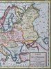 Europe Revolutionary France Poland Italy Holy Roman Empire c. 1800 Brion map