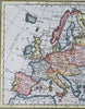 Europe Revolutionary France Poland Italy Holy Roman Empire c. 1800 Brion map