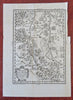 Peru Moxes Mission South America French Jesuits c. 1760 Ransonnette map