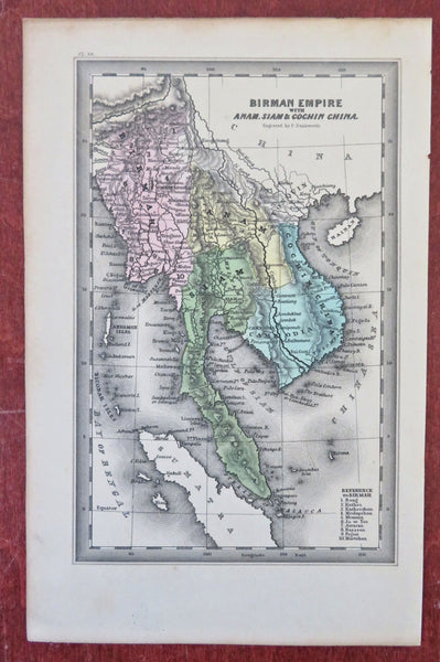 Southeast Asia Burmese Empire Vietnam Thailand 1832 Carey & Lea miniat ...