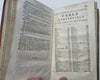 Crozat's Geography 1808 scarce French leather book w/ 2 folding engraved maps