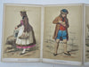 Costumes of Switzerland Fashions c. 1880's album w/ 25 lovely hand color plates