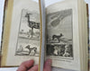 Natural History Quadrupeds Goats Antelope 1786 Buffon leather book 27 plates