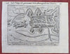 Wachtendonk Dutch Revolt Star Fort Siege Battle 1616 engraved battle print