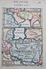 Parthian Empire Ancient Persia Persepolis Fars Iran 1683 Mallet hand color map