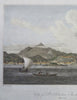 St. Sebastian Brazil Rio de Janeiro Harbor View c. 1813 Cooke engraved print