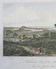 Cuba Havana 1812 Jesu del Monte City & Harbor by Cooke hand colored view print