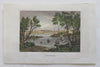 Stockholm Sweden Landscape City View 1844 Rouargue fine hand colored print