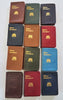 Shakespeare's Plays 1920's Miniature Leather books x 12 Comedies Histories