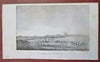 San Diego California Frontier City View 1848 Graham lithographed print