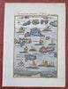 Cyclades Greek Islands Anafi Santorini Ios Sailing Ships 1686 Mallet map