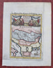 Ottoman Empire Balkans Hungary Moldavia Transylvania 1685 Mallet decorative map