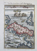 Euboea & Skyros Ottoman Empire Greek Islands Naval Battle 1685 Mallet color map