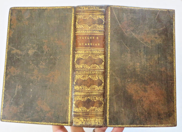 The Tatler & Guardian 1831 fine leather binding British Society Journal