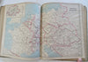 World Geography People & Cultures 1873 Mary Hall book w/ 19 maps wood engravings