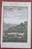 Daphne Syria Middle East Hellenistic City 1683 Mallet bird's eye view