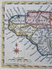 Jamaica British Colony Caribbean Island Port Royal Kingston 1760 British mag map