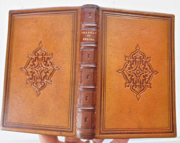 Tragedy of Errors 1861 Mary Lowell Putnam lovely leather book