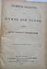 Plymouth Hymns & Songs of Worship 1867 Christian gorgeous gift leather song book