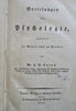 Lectures on Psychology Dr. Carus 1831 Dresden Germany rare medical leather book