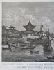 Chinese Trade Boats British Colony China Harbor Scene 1801 Allart Dutch view